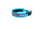 Freedog Halsband „Boreal“ Blau Capri, 20 mm, 43/52 cm