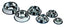 Freedog rutschfester Edelstahl-Fressnapf, 15 cm, 0,70 l