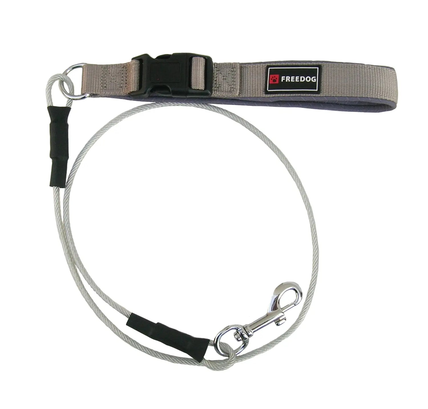 Freedog Metallleine gegen Beißen, 6 mm, 120 cm