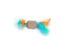 Freedog Kraft-Kratzblock „Hexagon“ mit Feder, 15 x 4 cm