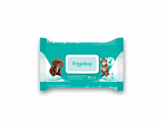 Freedog Chlorhexidin Wischtücher Groß 40St.