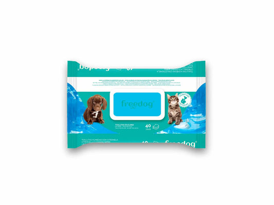 Freedog Feuchte Augentücher 40 Stück 28 X 18Cm Gde