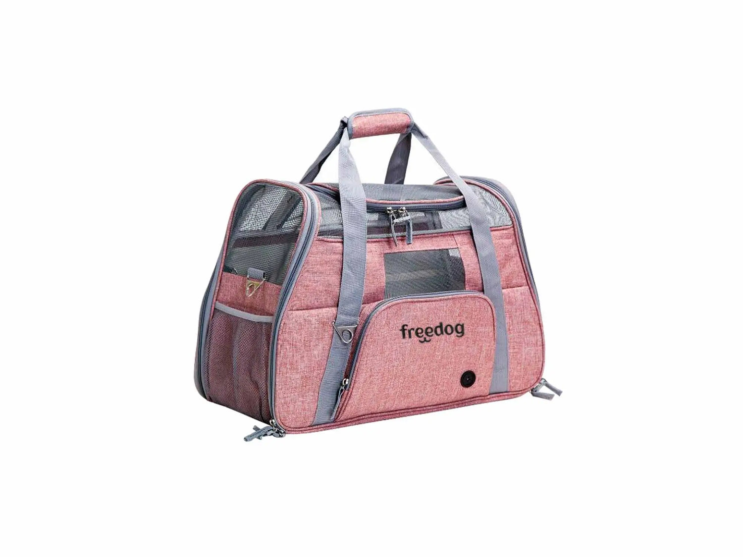 Freedog Transportbox „Crossworld“ in Rosa-Braun, 51 x 23 x 35 cm