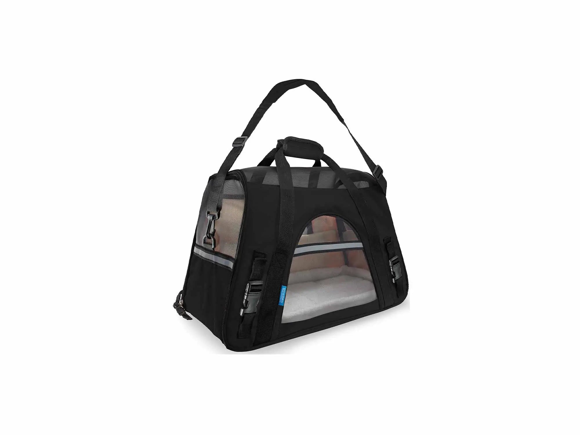 Freedog Transportbox „Fly“ in Schwarz, 48 x 25 x 33 cm