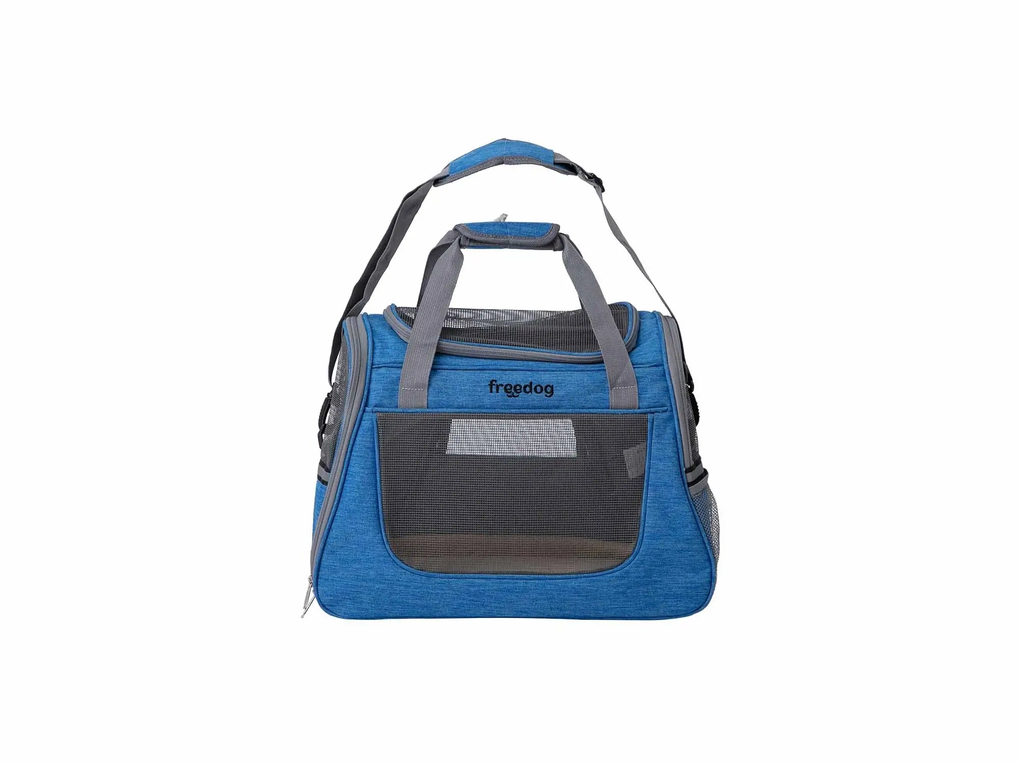 Freedog Transportbox Lax, blau, 45 x 25 x 35 cm