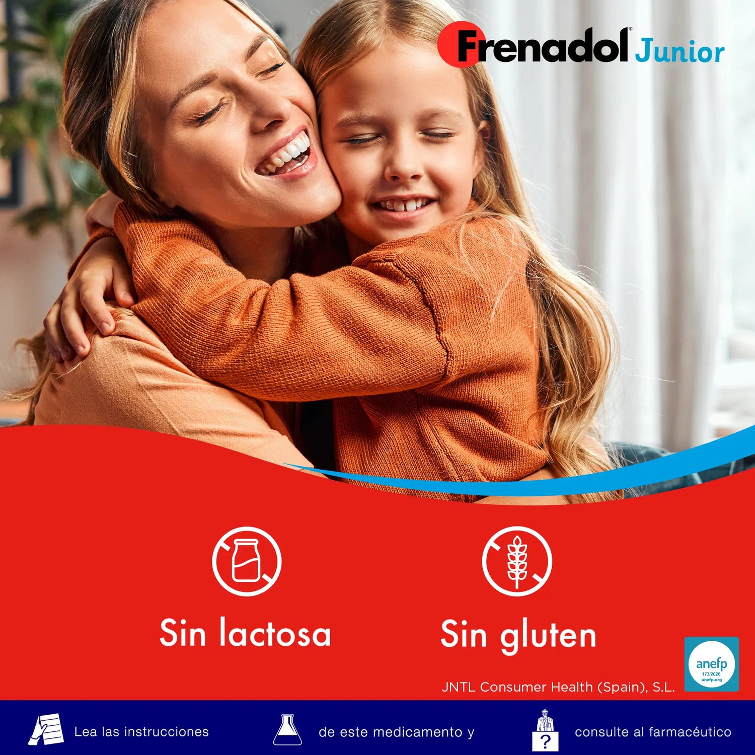 Frenadol Junior Grippe-Hilfe für Kinder, Orangengeschmack, zum Einnehmen, 10 Beutel