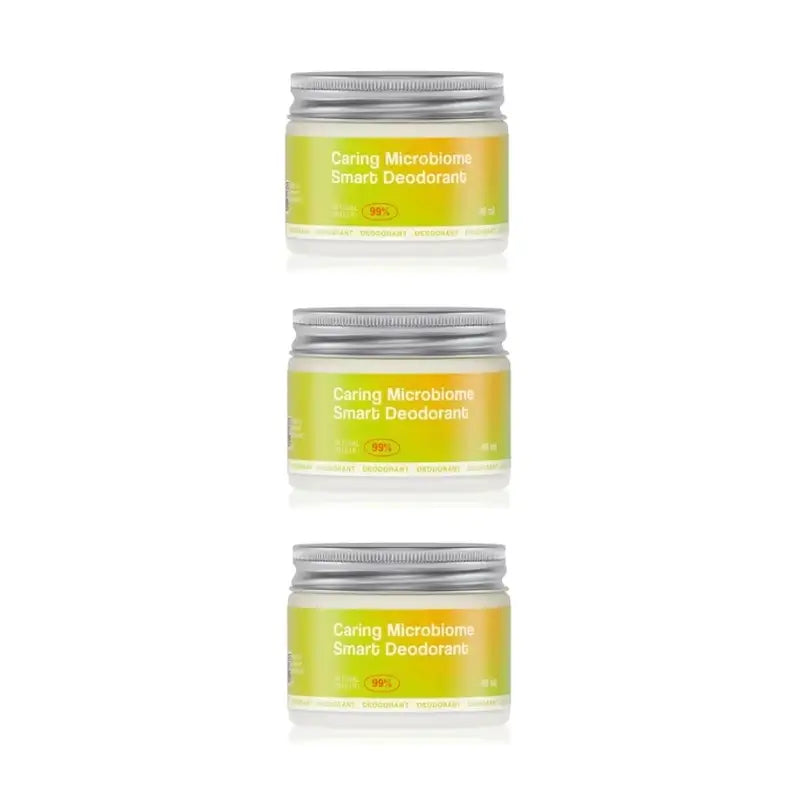 Frisch pflegendes Mikrobiom Natürliches Deodorant, 3x40ml