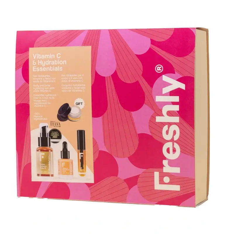 Freshly Cosmetics Vitamin C & Hydratation Essentials Box Rot Rosa
