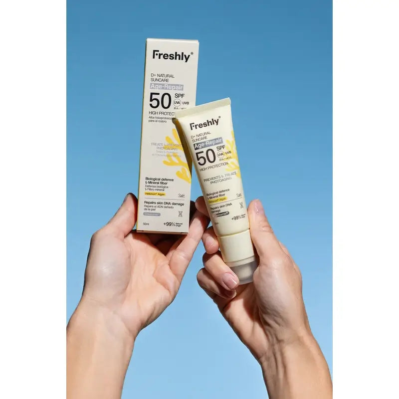 Freshly D+ Natürliche Sonnenpflege Age-Repair Spf50, 50 ml