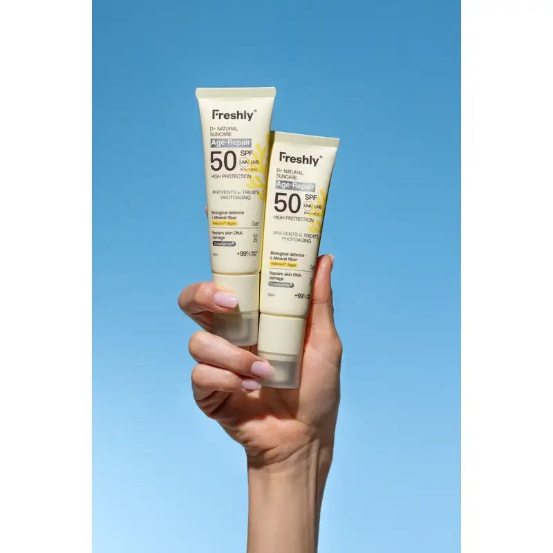 Freshly D+ Natürliche Sonnenpflege Age-Repair Spf50, 50 ml