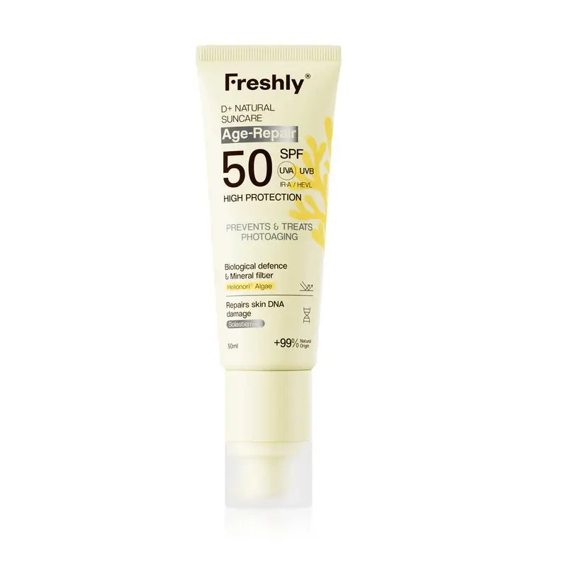 Freshly D+ Natürliche Sonnenpflege Age-Repair Spf50, 50 ml