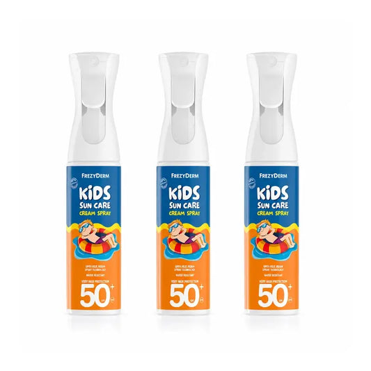 Frezyderm Kinder Sonnenschutz Creme Spray Spf 50+ Frezyderm Pack 3 x 275 Ml