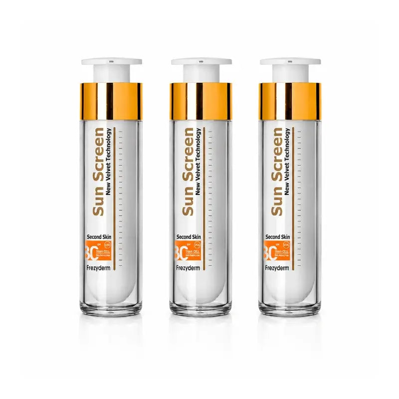 Frezyderm Sonnenschutz Farbe Samt Gesicht Spf 30 Pack 3 x 50 Ml
