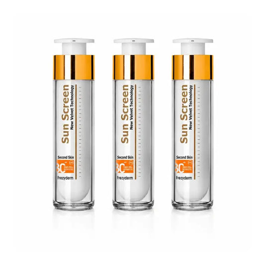 Frezyderm Sonnenschutz Farbe Samt Gesicht Spf 30 Pack 3 x 50 Ml