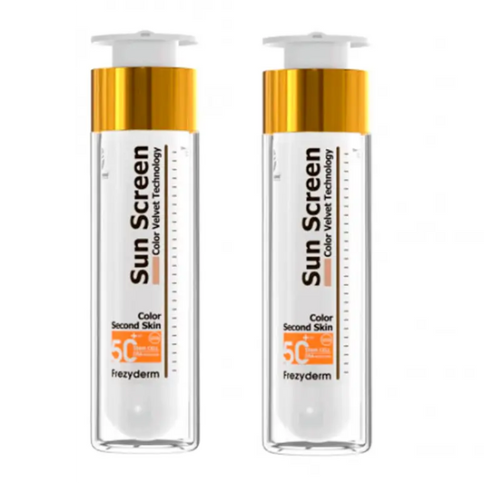 Frezyderm Sonnenschutz Colour Velvet Face SPF50+, 2 x 50 ml