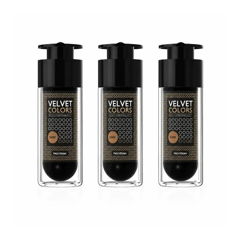 Frezyderm Samt Farben dunkel Pack 3 x 30 Ml