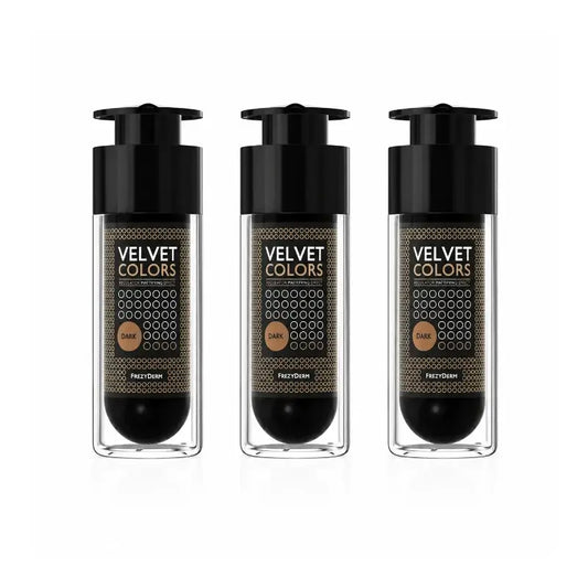 Frezyderm Samt Farben dunkel Pack 3 x 30 Ml