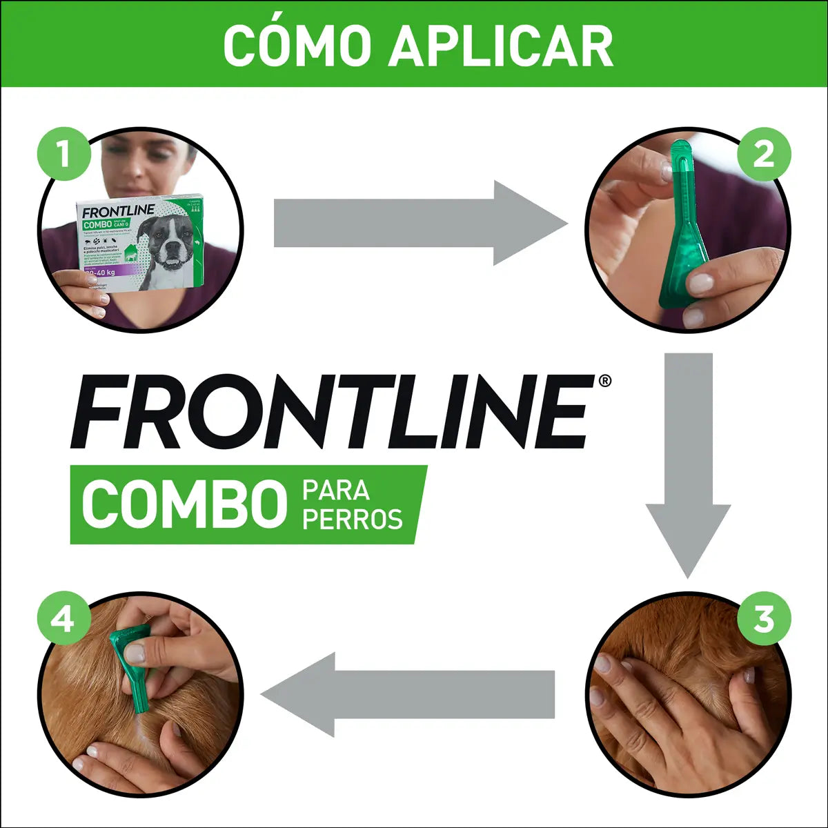 Frontline Spot Combo 10-20 Kg, 6 Pipetten