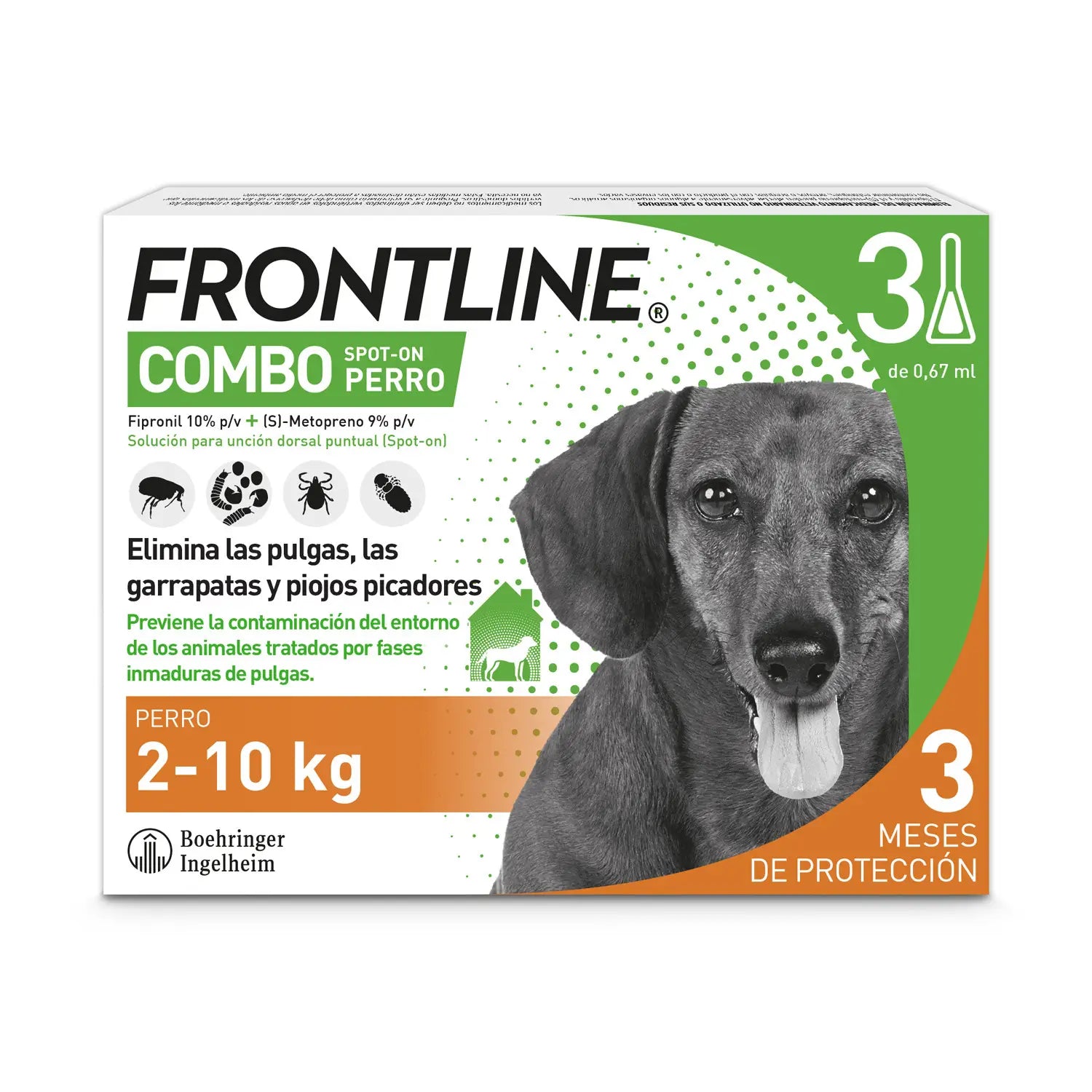 Frontline Spot Combo 2-10 Kg, 3 Pipettes