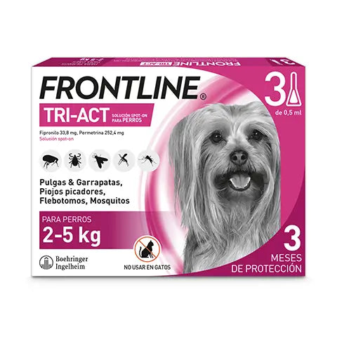 Frontline Tri-Act 2-5Kg Xs, 3 Pipetten
