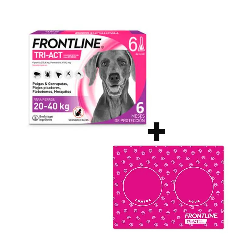 Frontline Tri-Act 20-40Kg, 6 Pipetten