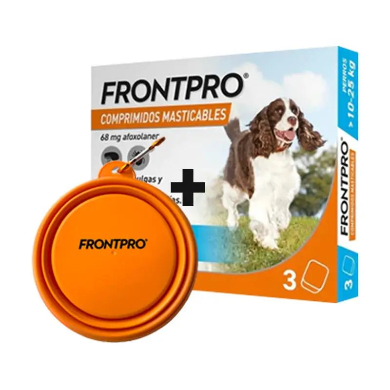 Frontpro Dewormer für Hunde 10-25 Kg (L), 3 Kautabletten