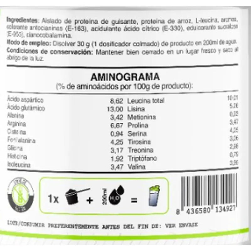 Vollgas Veganes Protein Heidelbeere 500Gr.