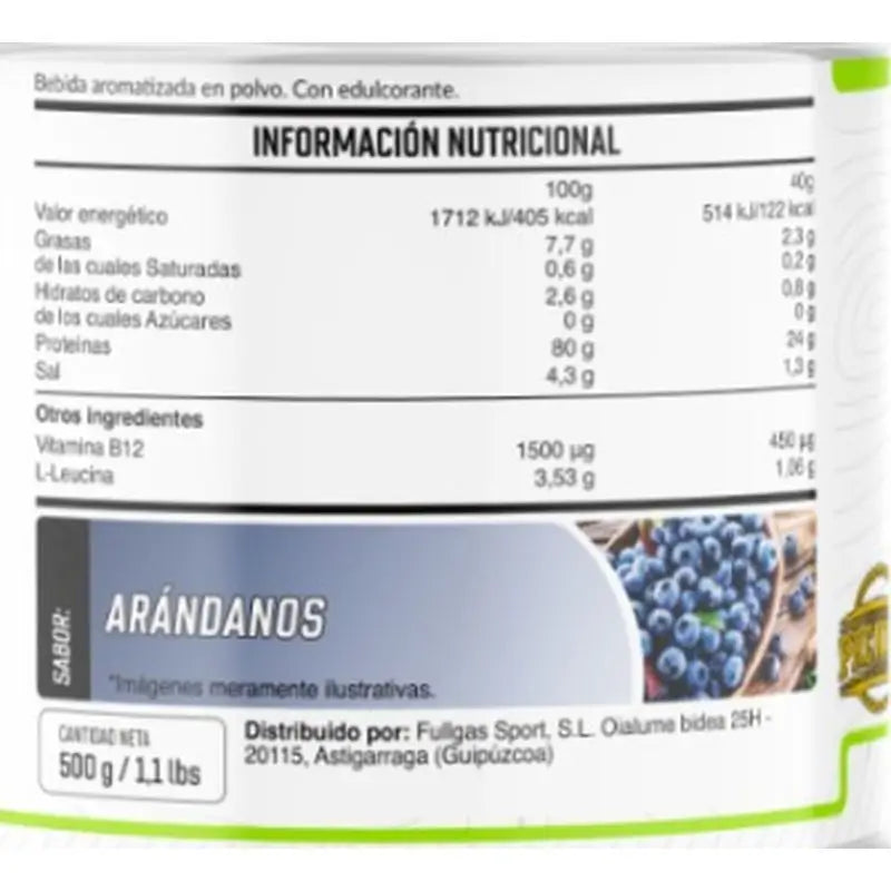Vollgas Veganes Protein Heidelbeere 500Gr.