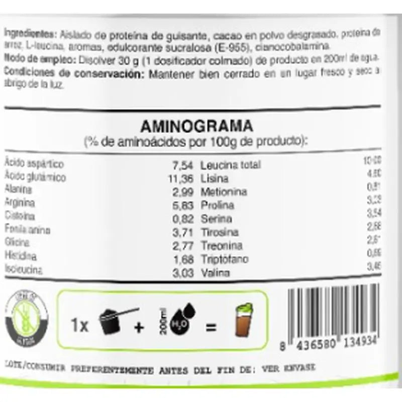 Vollgas Veganes Protein Schokolade 500Gr.