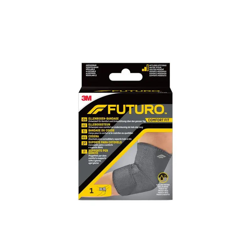 Futuro™ Comfort Fit Elbow Brace 04038, Adjustable (20.3 - 40.6 Cm)
