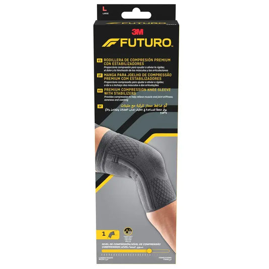 Futuro™ Premium-Kompressions-Knieorthese mit Stabilisatoren L (43,1 - 49,5 cm), 1 Stück