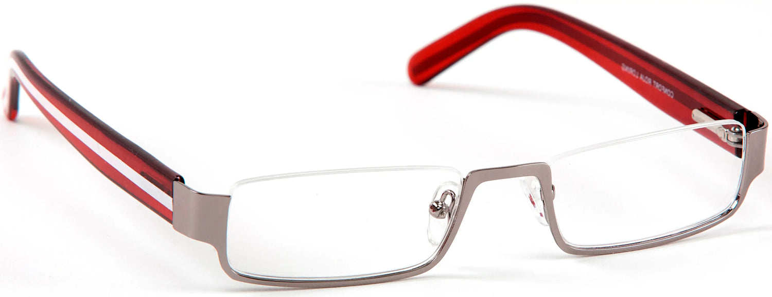 Looking Comfort Brille Rot +1.00 für Alterssichtigkeit, 1 Stk.