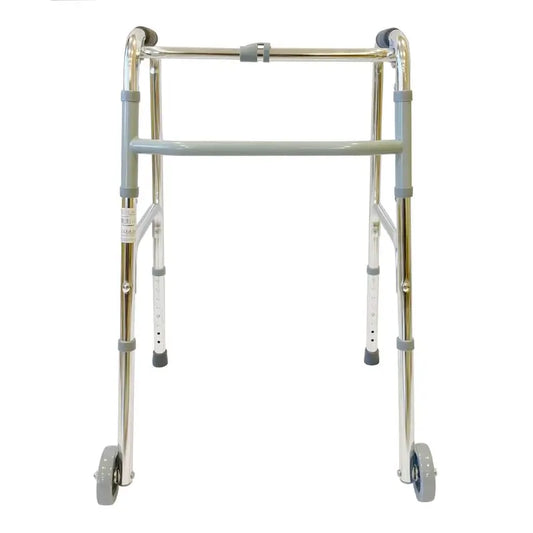 García 1880 Klappbare Aluminium Gehhilfe mit Vorderrädern