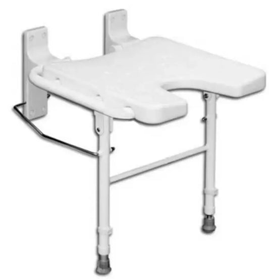 García 1880 Klappbarer U-Duschsitz mit Beinen
