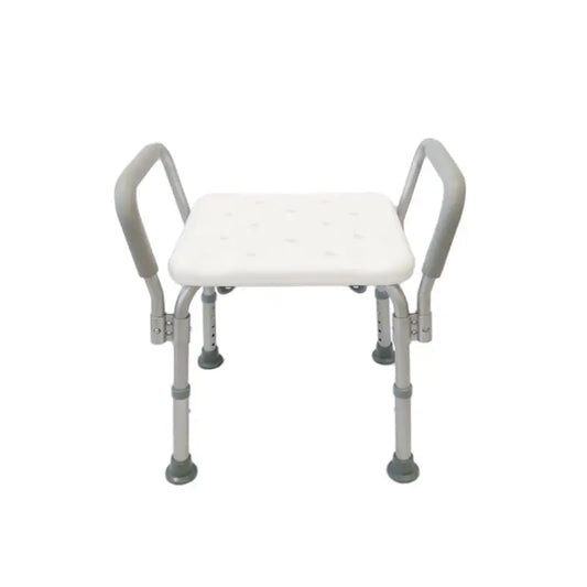 García 1880 Verstellbarer Duschhocker mit Armlehnen
