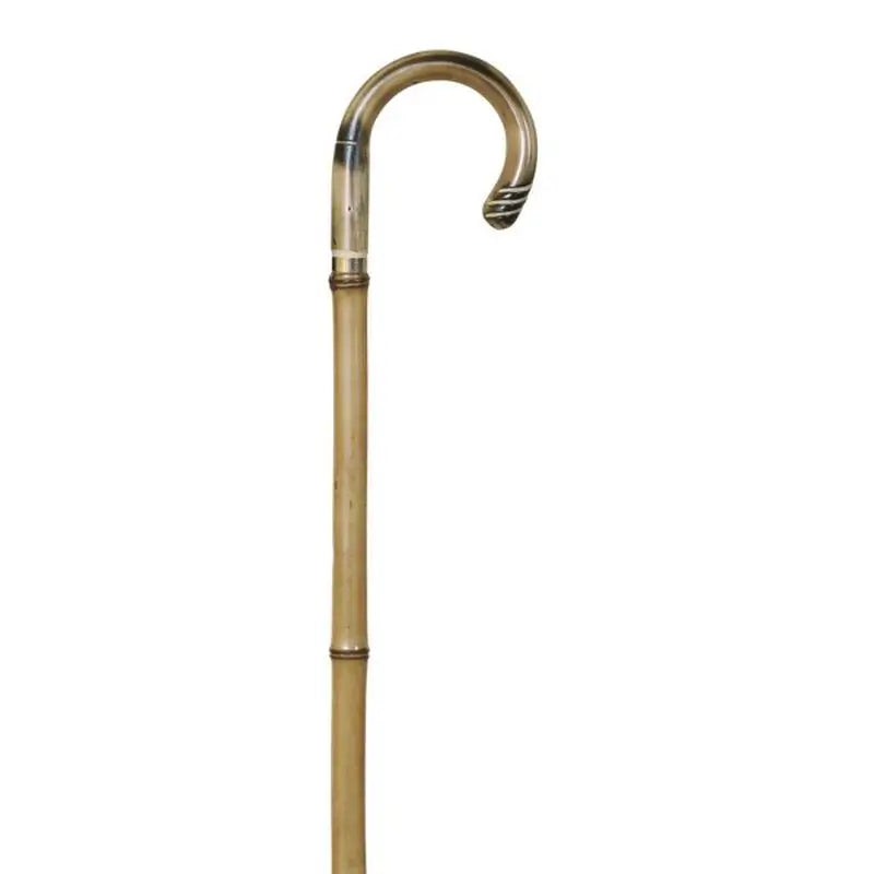 Garcia 1880 Bambus Gehstock mit Holzgriff, mit Gummi