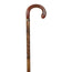 Garcia 1880 Gehstock aus geschnitzter Buche, Perlmutt-Stiel, mit Gummi