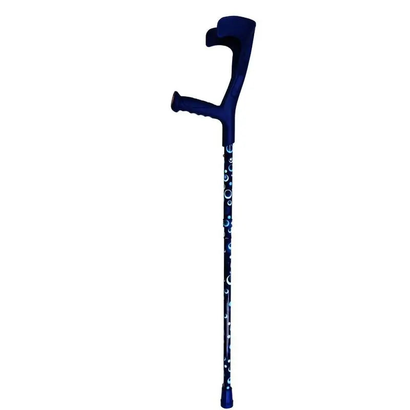 García 1880 Englisch Spazierstock Blau gestempelt Kreise (Paar)