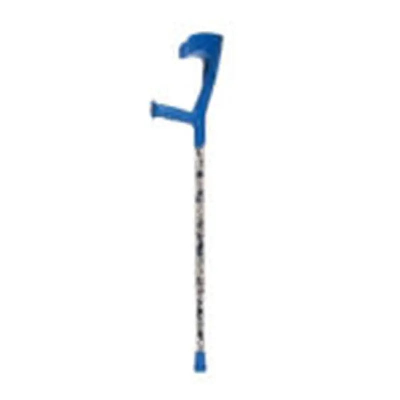 García 1880 Englischer Spazierstock Blaue Blumen Druck (Paar)
