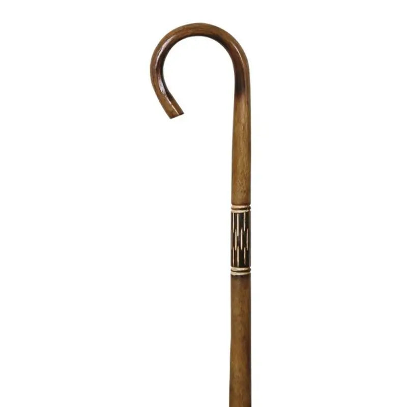 Garcia 1880 Rohrstock geschnitzt Braun