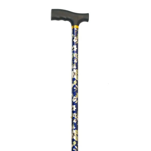 García 1880 Ausziehbare Muletilla Blaue Blumen Plastikfaust