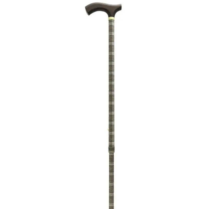 García 1880 Ausziehbare Muletilla Matte karierte Holzfaust