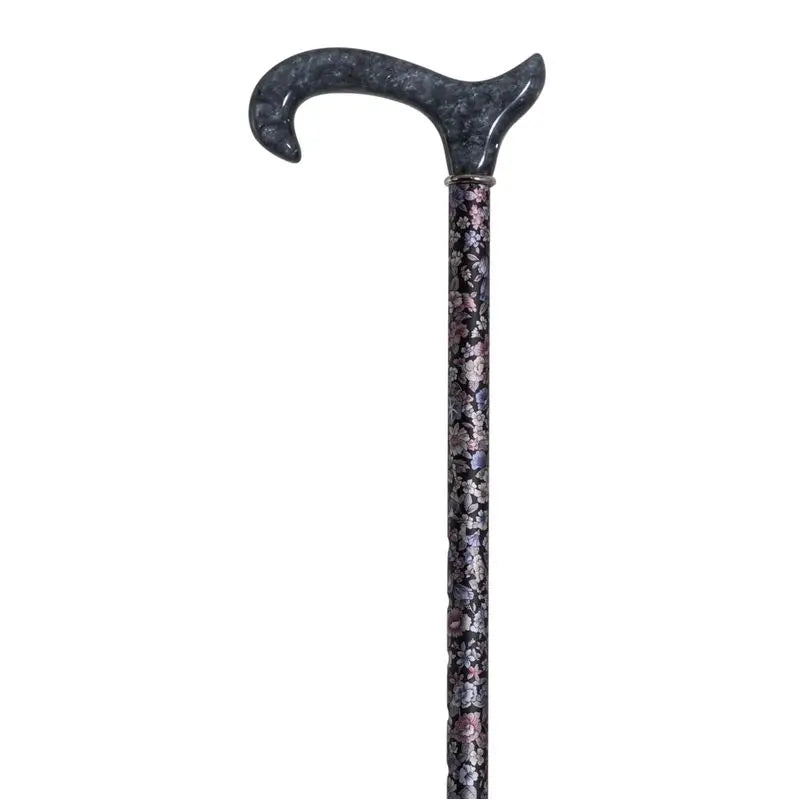 García 1880 Muletilla Ausziehbar Est. Blumen Grau Methacrylat Faust