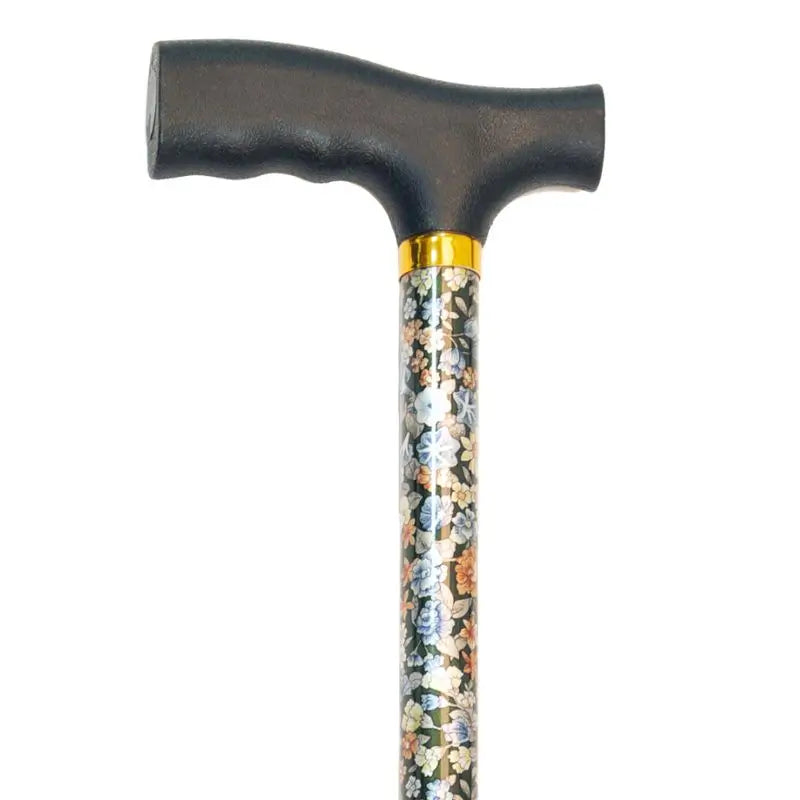 Garcia 1880 Muletilla Extensible Schwarz Kleine Blumen Kunststoff Manschette