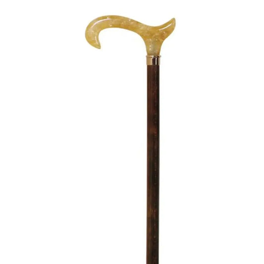 García 1880 Muletilla Haya Marron Braun Faust Derby Methacrylat Gold