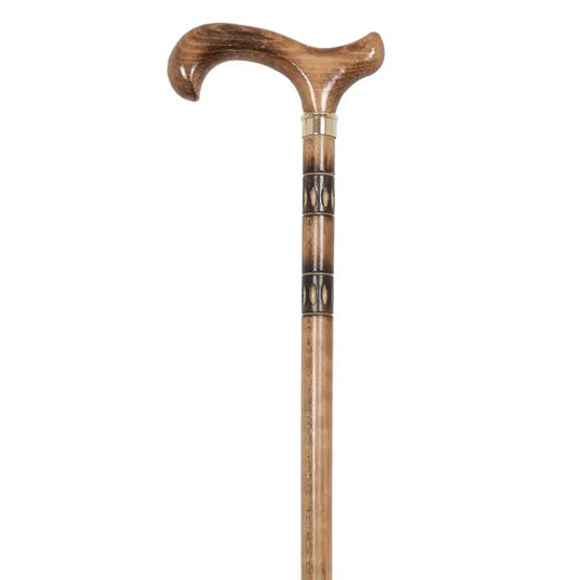 Garcia 1880 Muletilla geflammte Buche mit Zeichnung Derby Holzfaust