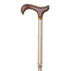 Garcia 1880 Folding Krücke Licht Bronze Holzgriff