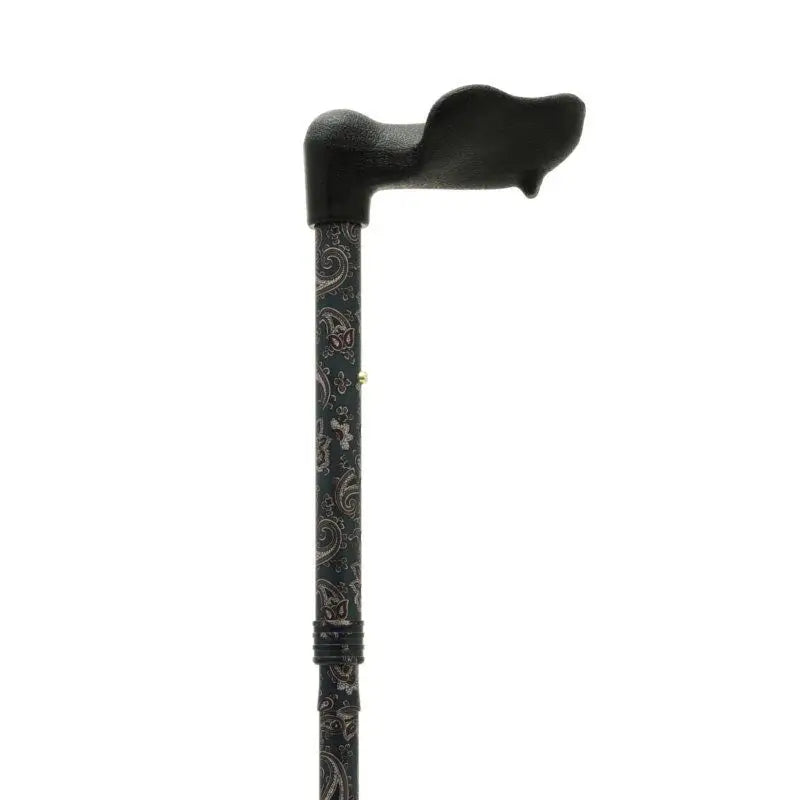 Garcia 1880 Faltbare Krücke Kaschmir Anatomischer Linker Handgriff