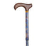 Garcia 1880 Folding Crutch Folding Crutch gestempelt Kaschmir blau Holzmanschette