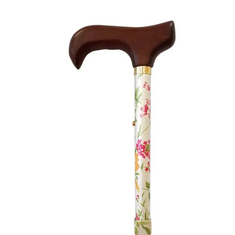 Garcia 1880 Folding Foldable Muletilla gestempelt Silber Blumen hölzerne Faust
